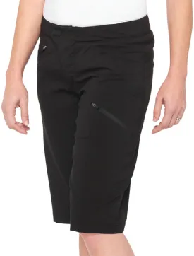 100% Ridecamp Shorts - Black, Women's, Medium