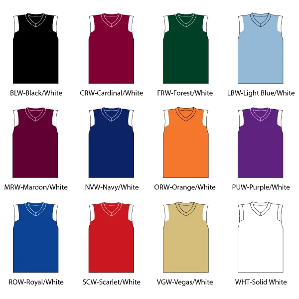 A4 Ladies Performance V-Neck Basketball Muscle