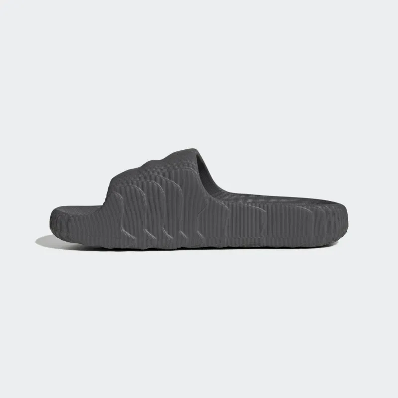 Adidas Men's Adilette 22 Slides - Grey / Black