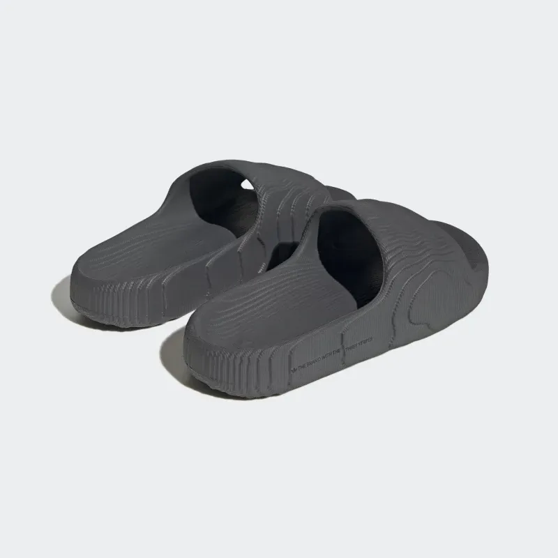 Adidas Men's Adilette 22 Slides - Grey / Black