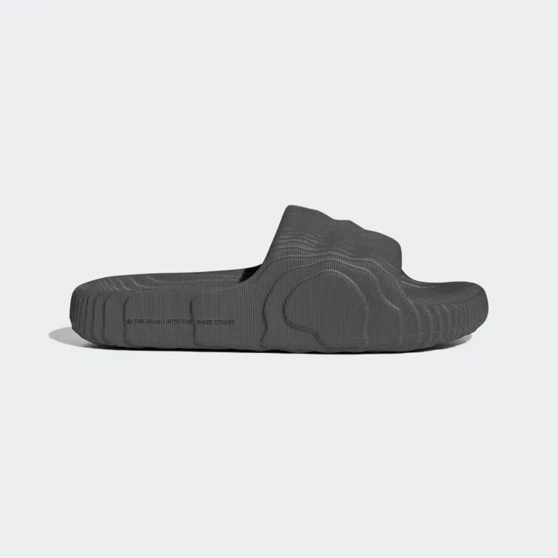 Adidas Men's Adilette 22 Slides - Grey / Black