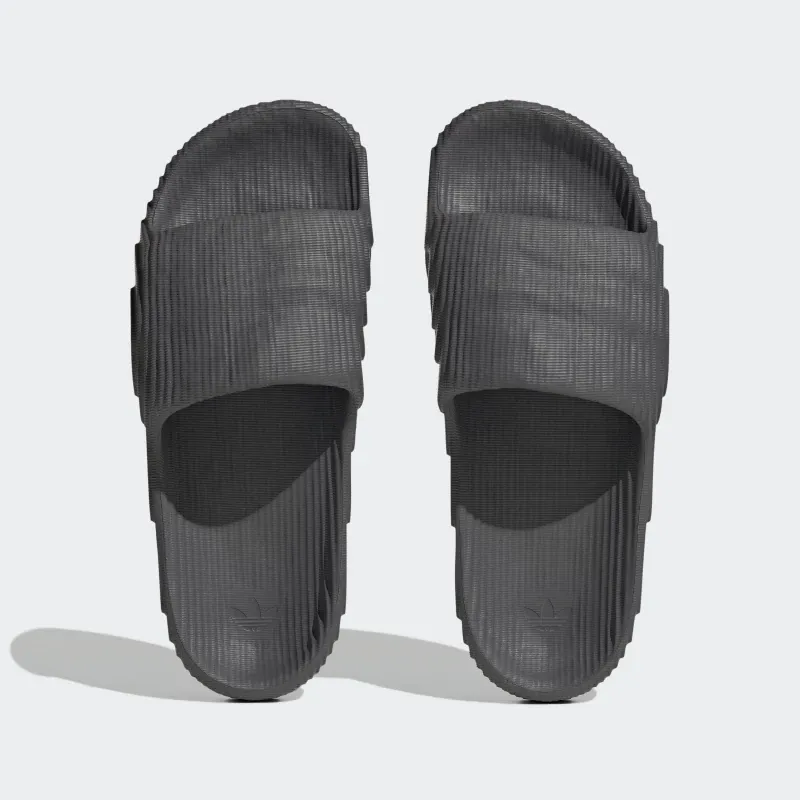 Adidas Men's Adilette 22 Slides - Grey / Black