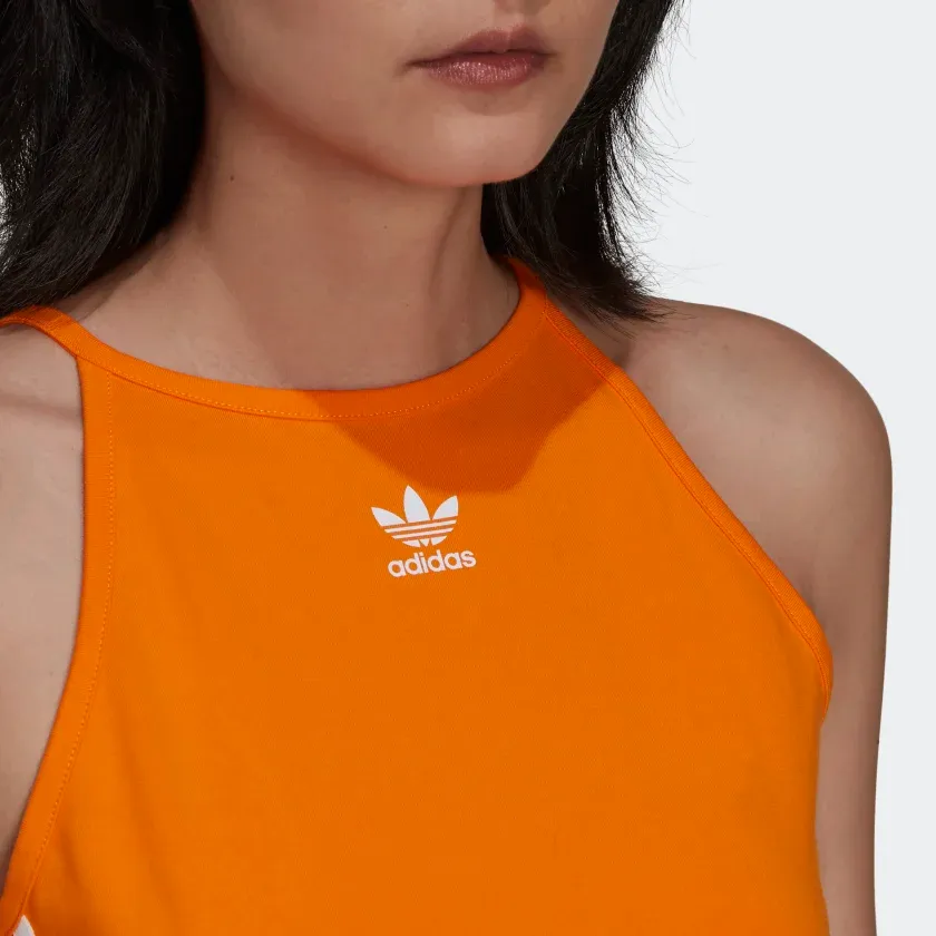 Adidas Women's Adicolor Classics Tank Top Tee - Bright Orange