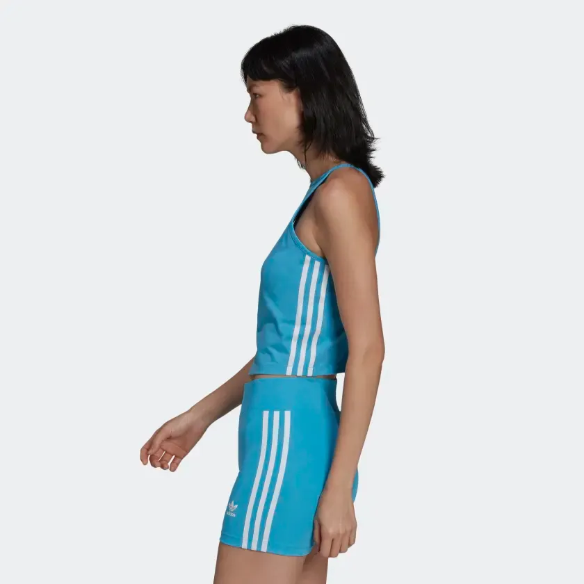 Adidas Women's Adicolor Classics Tank Top Tee - Sky Rush