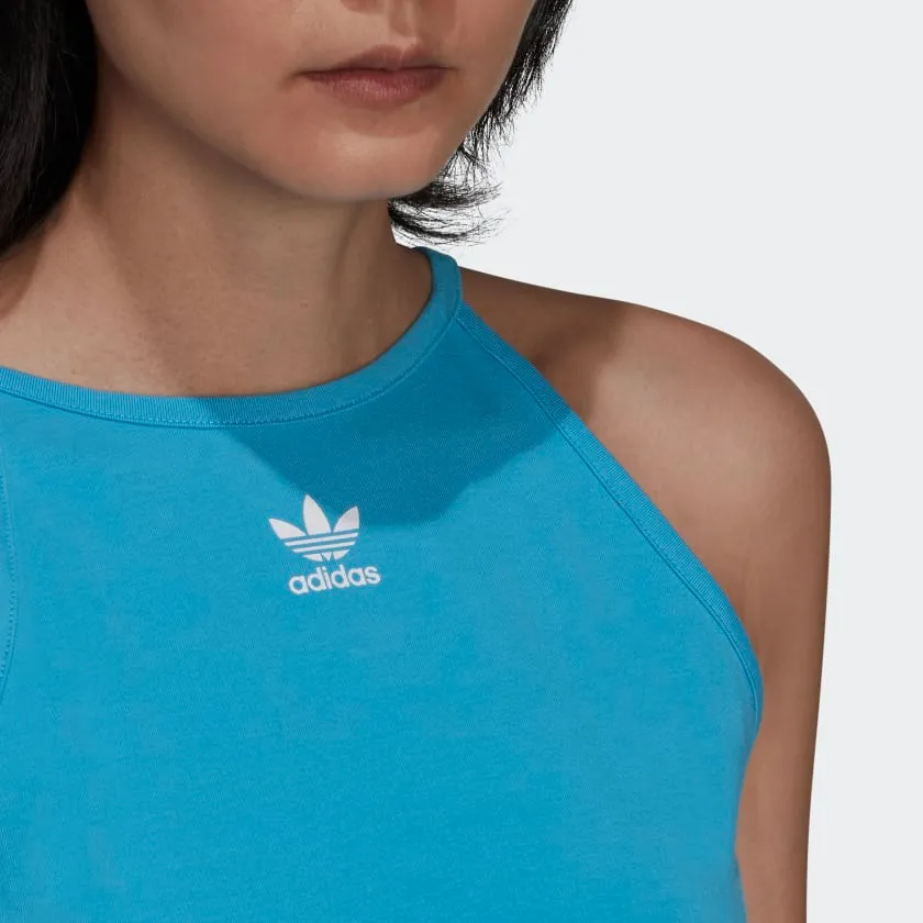 Adidas Women's Adicolor Classics Tank Top Tee - Sky Rush