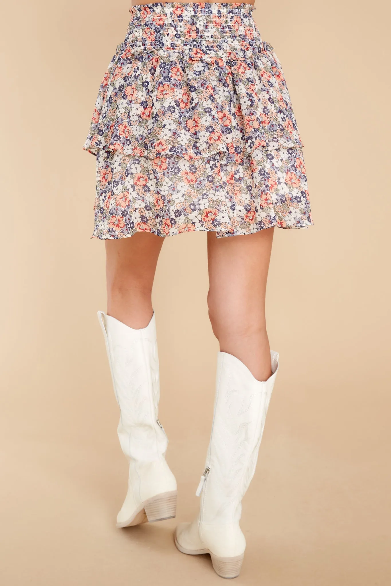 Arve Floral Mini Skirt