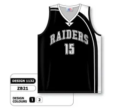 Athletic Knit Custom Sublimated Basketball Jersey Design 1132