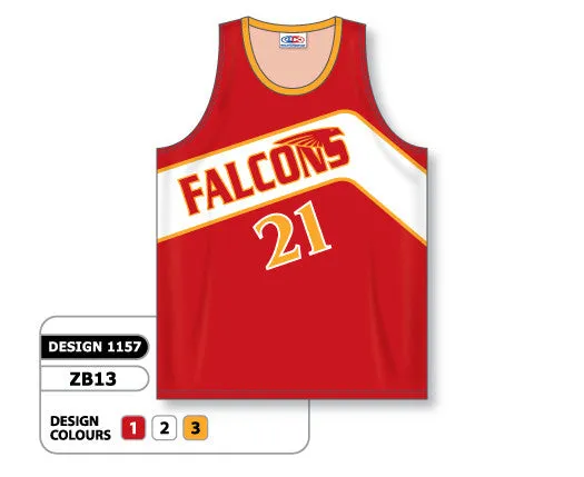 Athletic Knit Custom Sublimated Basketball Jersey Design 1157