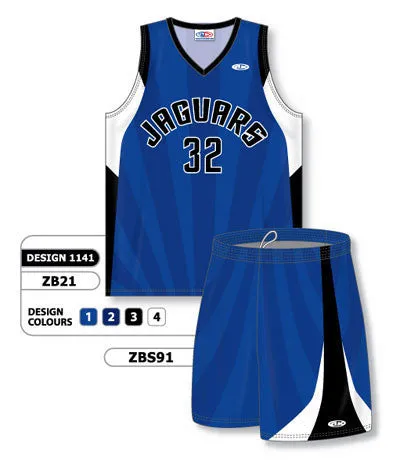 Athletic Knit Custom Sublimated Matching Basketball Uniform Set Design 1141