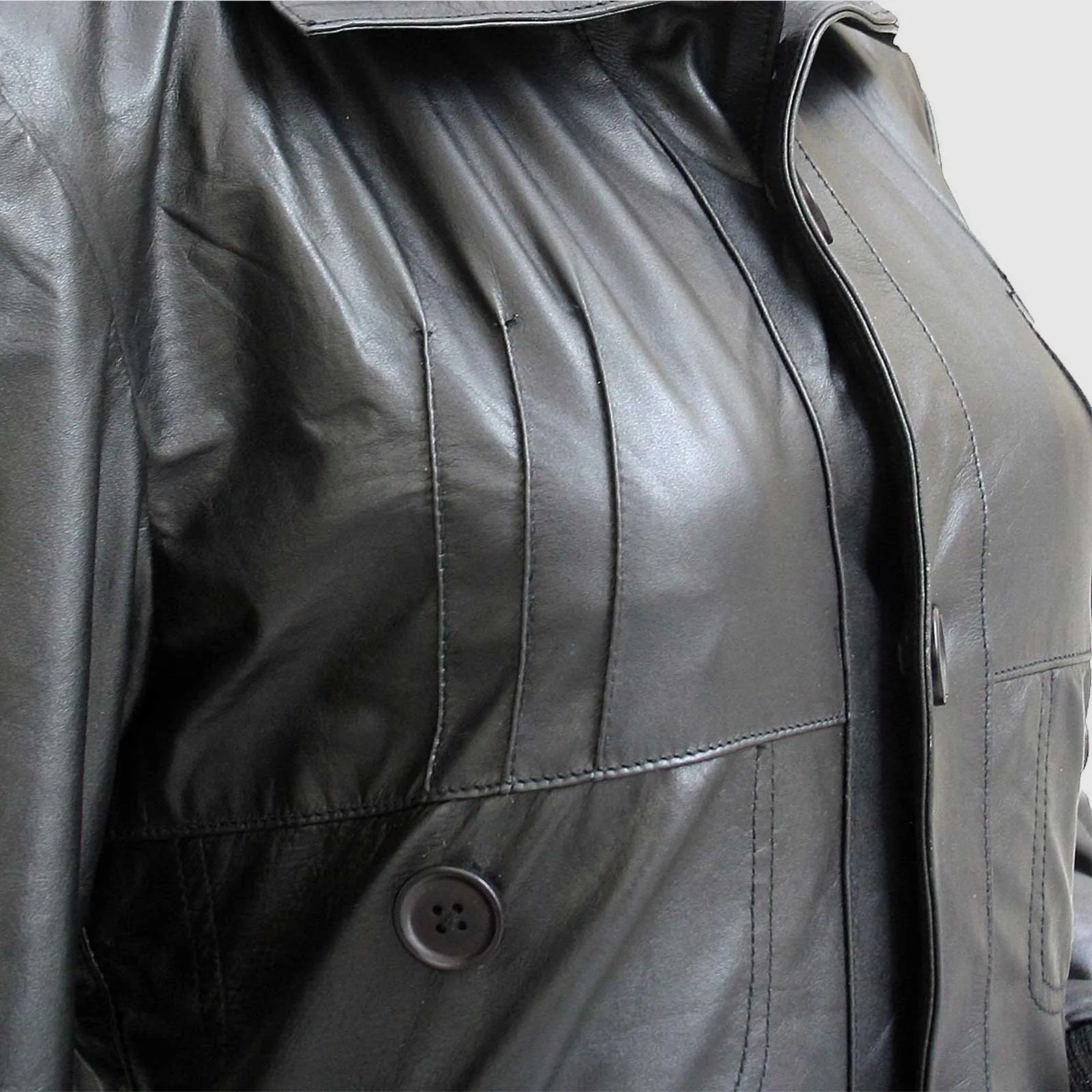 Black Bomber Leather Jacket