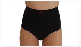 Comfizz Womens Ostomy/Hernia/Post Op Support Briefs High Waist Lvl 2 Black L/XL