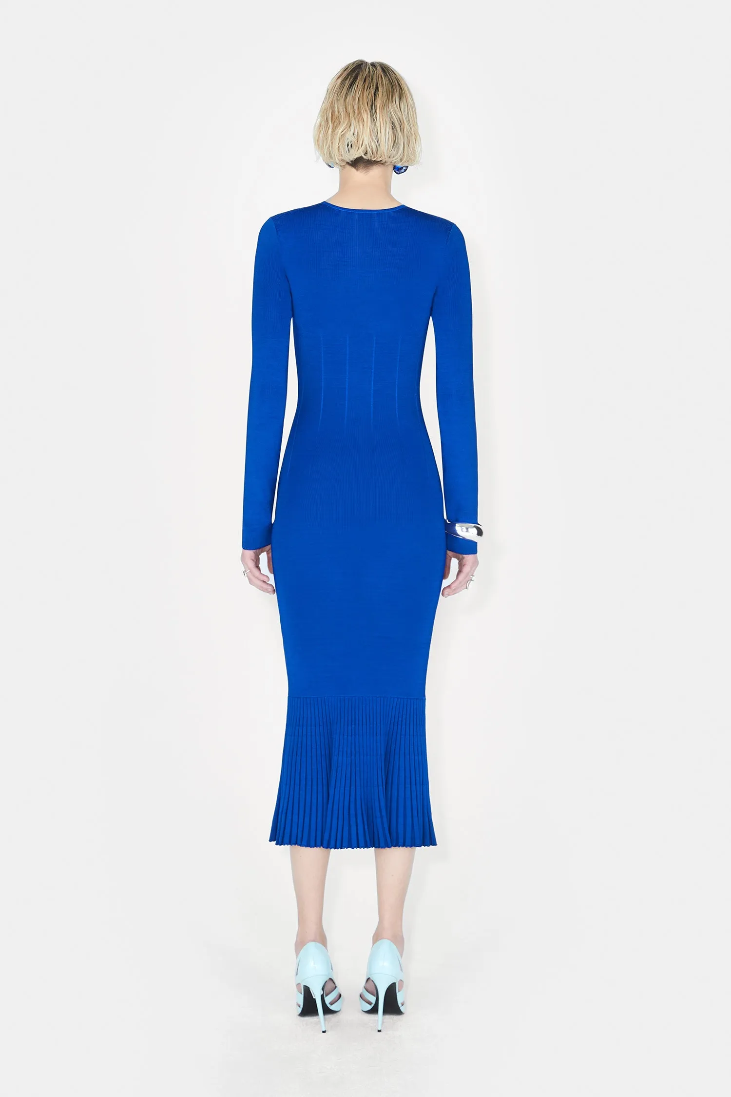 Crew Neck Atalanta Dress - Ocean