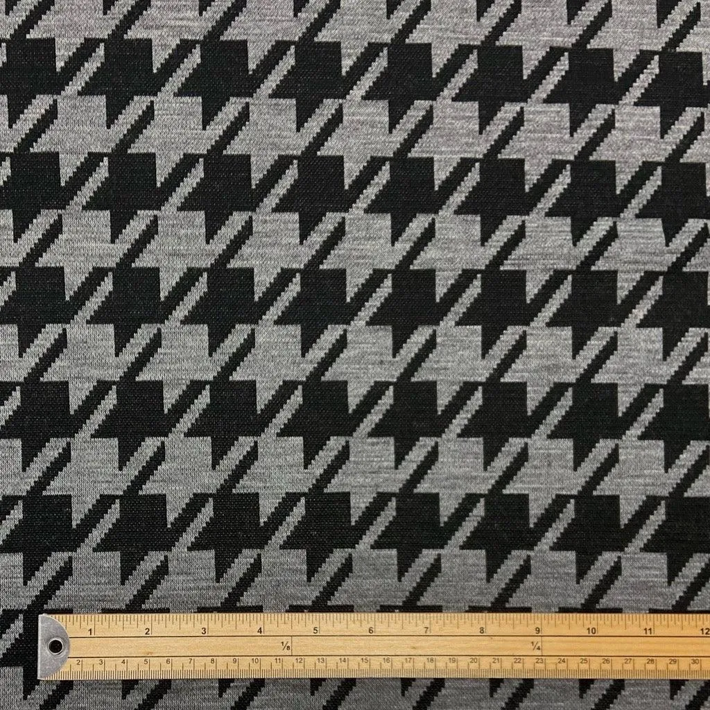 Dogtooth Knit Jersey Fabric