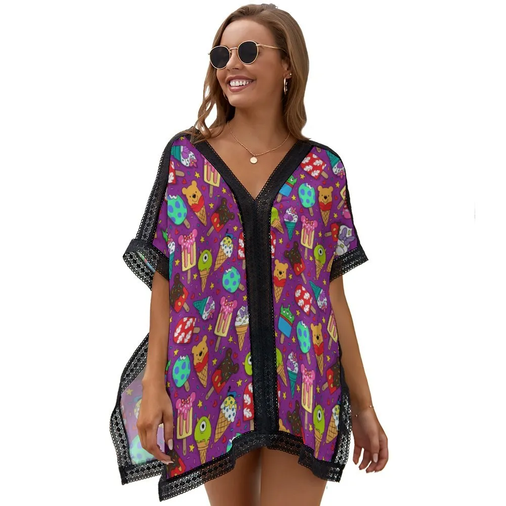 Ice Cream Women's Swimsuit Cover Up