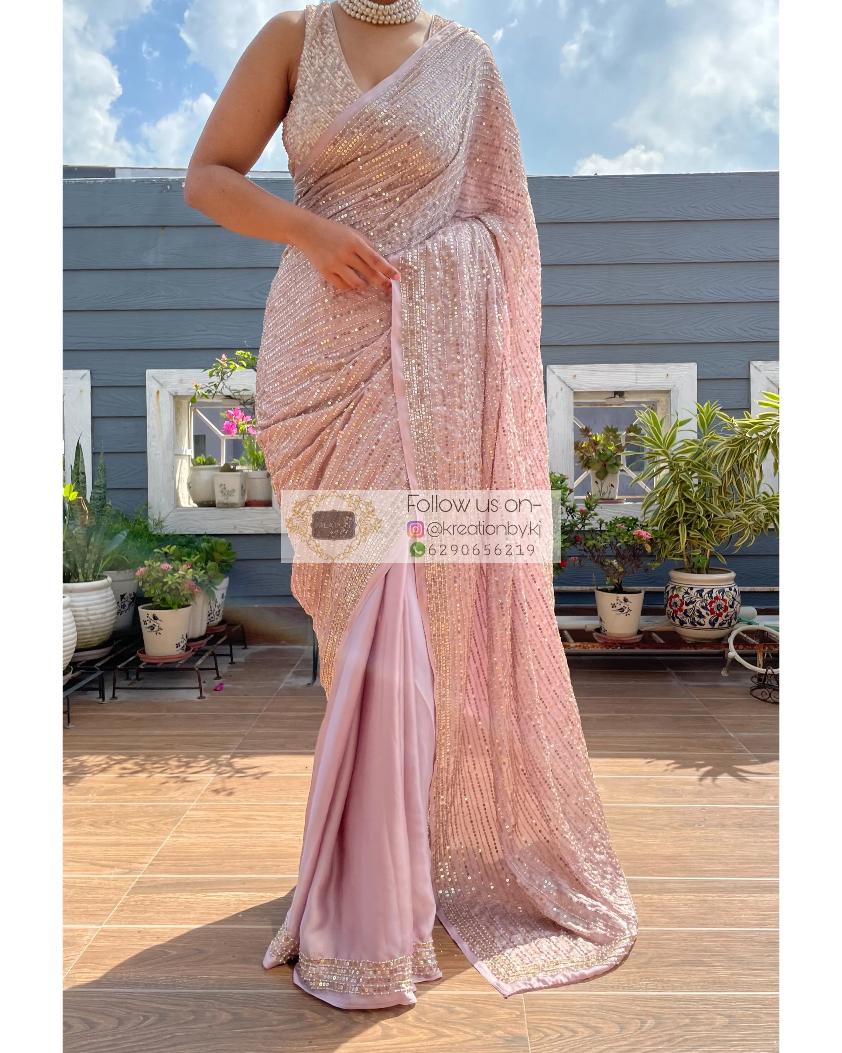 Lilac Chand Sifarish Saree