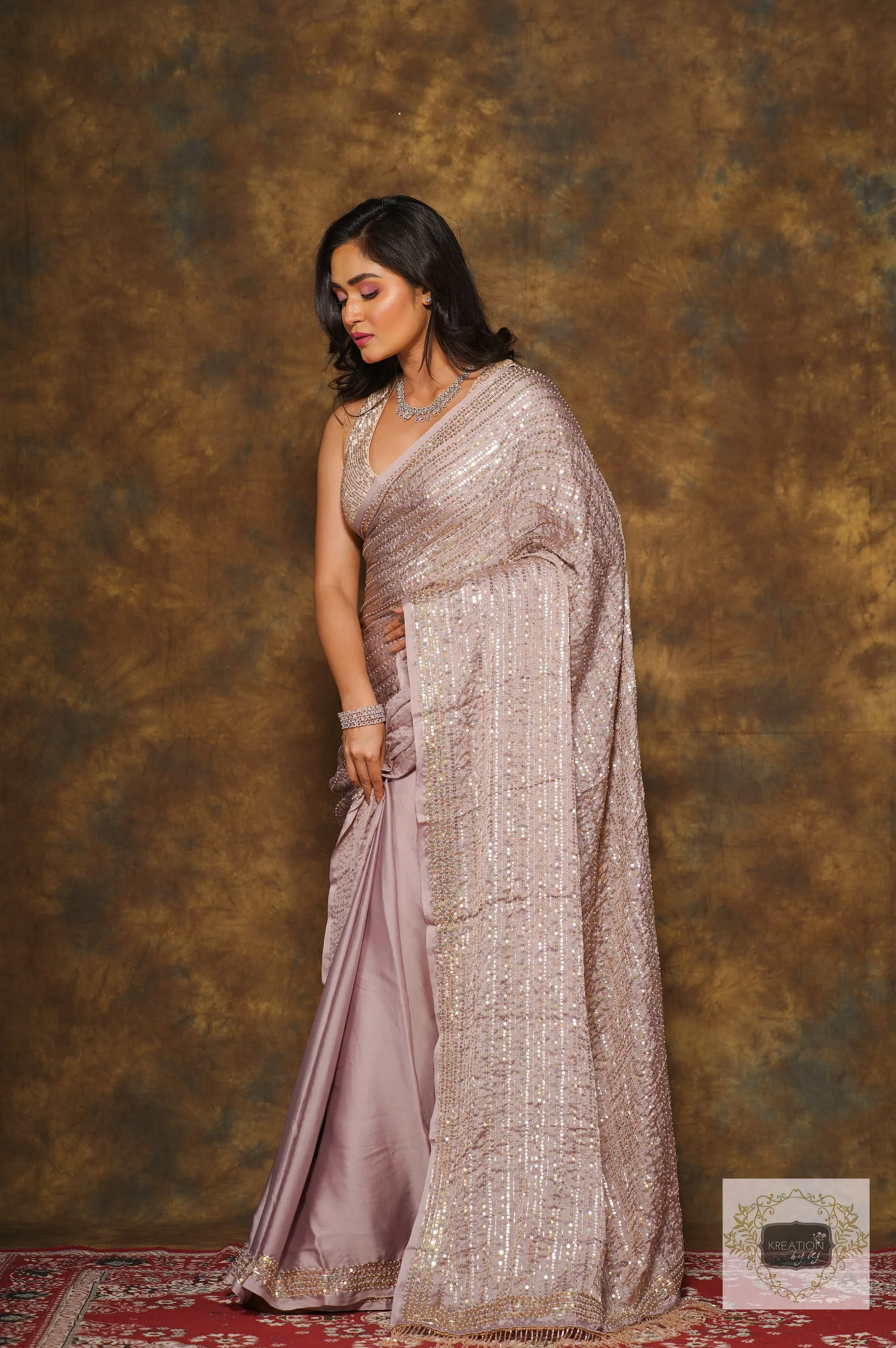 Lilac Chand Sifarish Saree