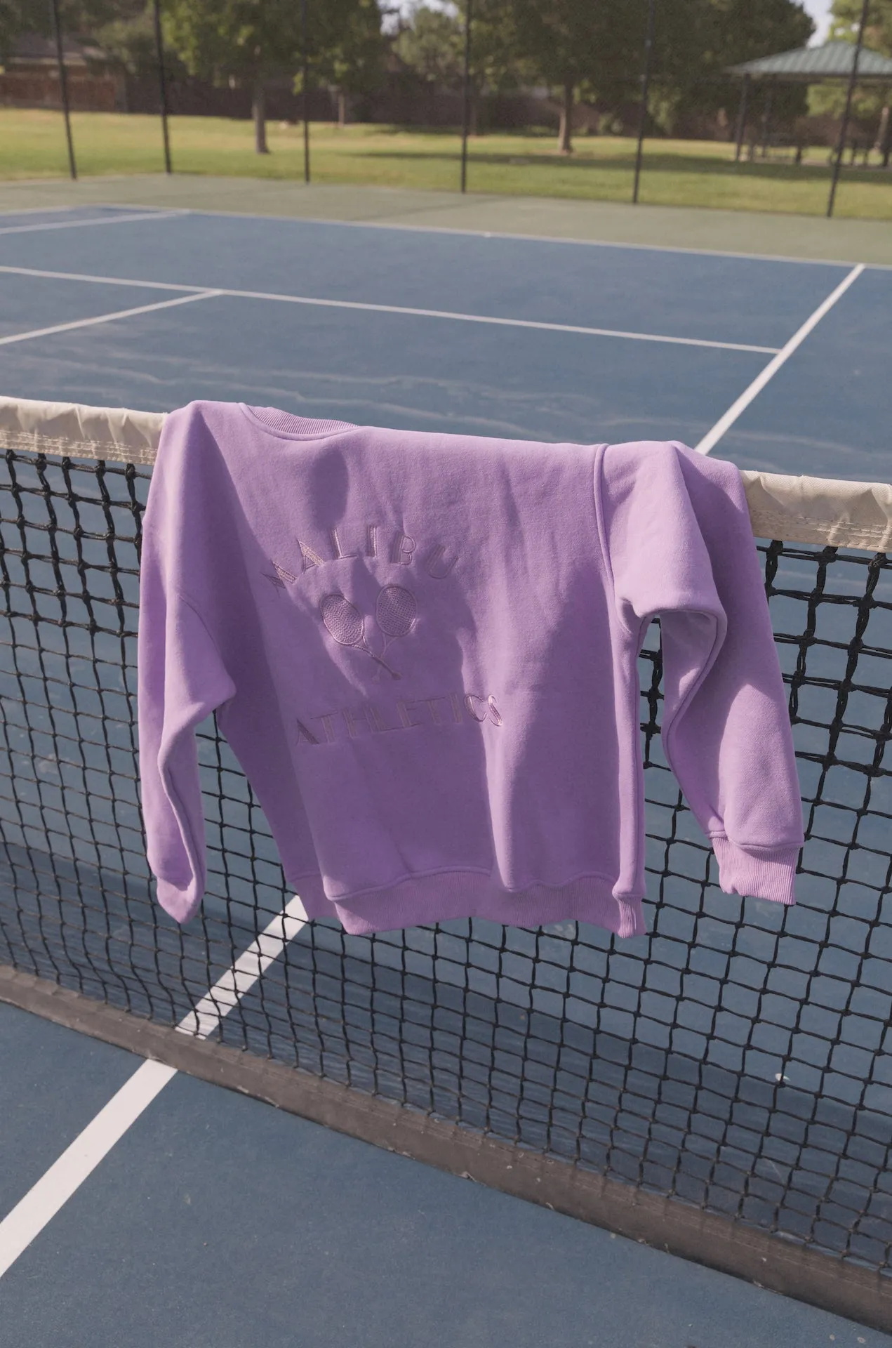 Malibu Tennis Sweatshirt - Lavender