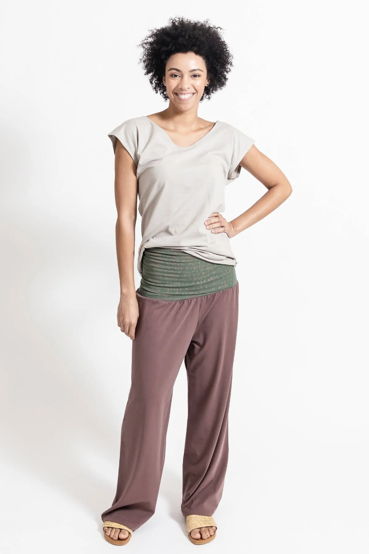 Mantra Pants - Dusty Mauve