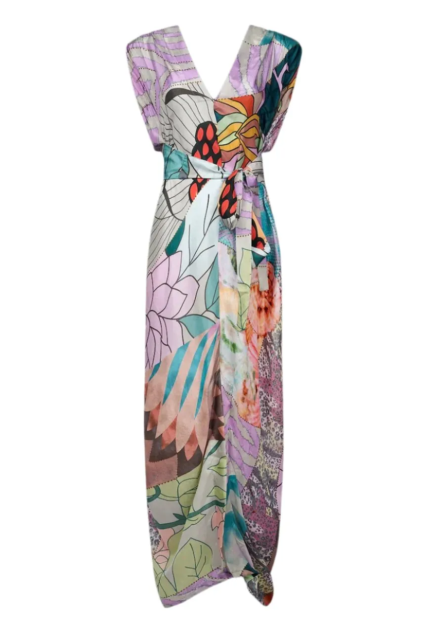 Mes Demoiselles Sonal Multico Kaftan Dress