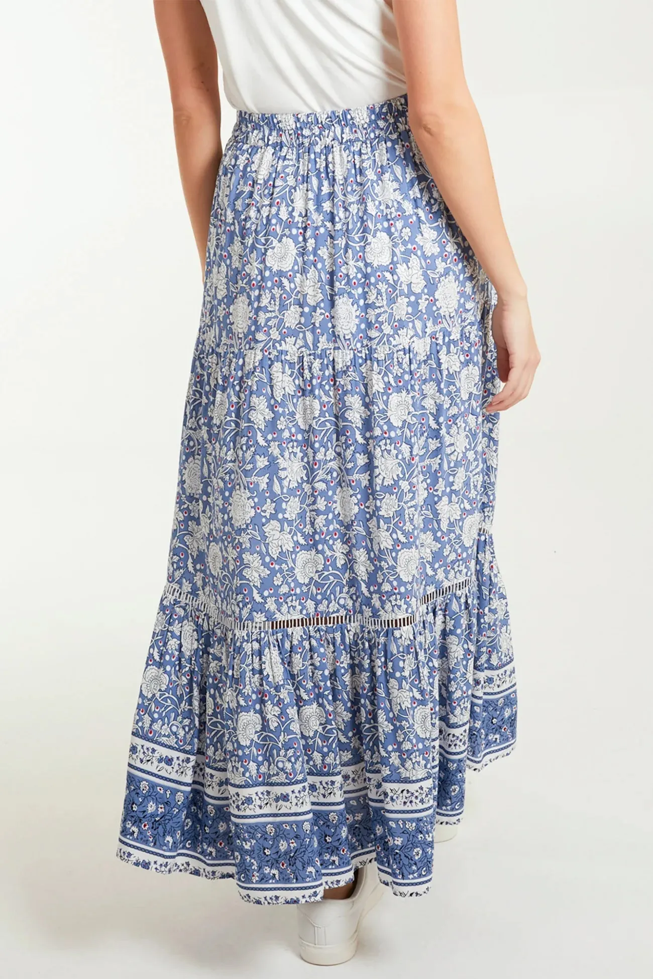 Naomi Floral Print Maxi Skirt