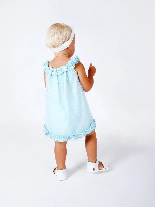 One Friday Aqua Dress With Bloomer