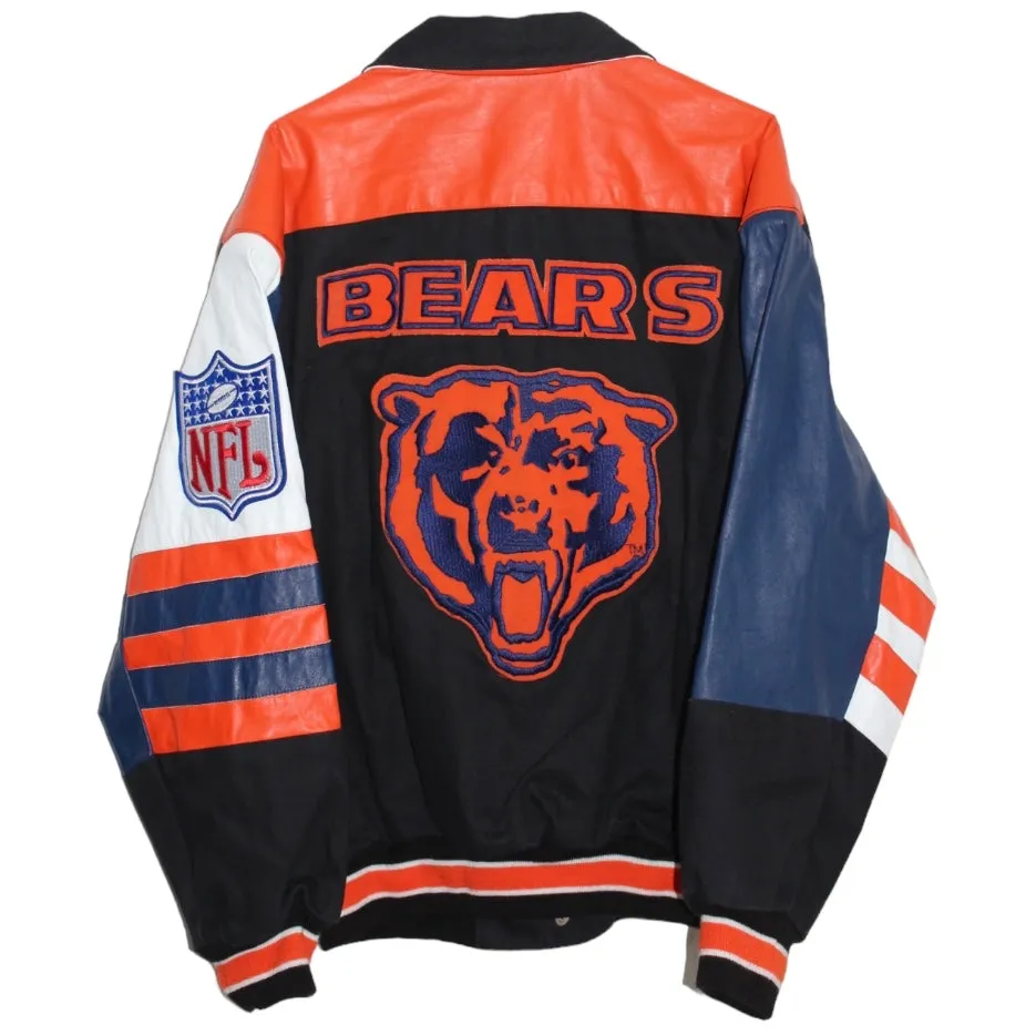 Rare Chicago Bears Jeff Hamilton Leather Jacket (L)