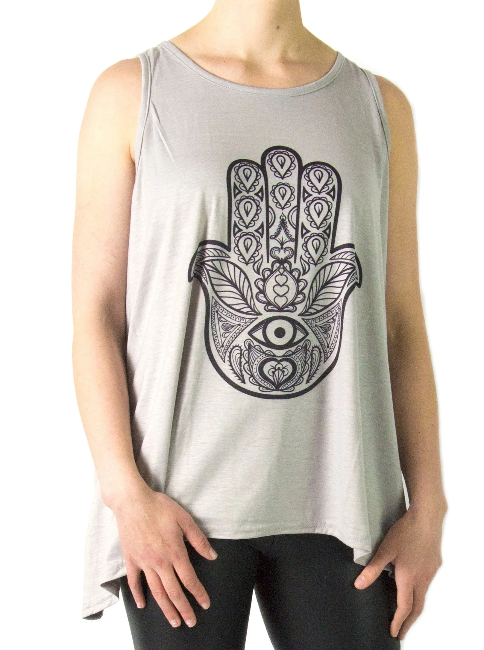 Sakkas Juliana Womens Summer Sleeveless Tank Top Printed Dashiki Jersey Knit