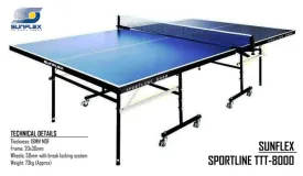 SUNFLEX TT TABLE DELUX 8000 & SET