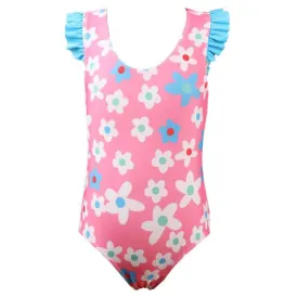 Swimsuit Child Girl Baby One-Piece Lace Bow Swimwear