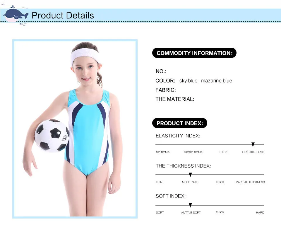 Swimsuit new children's competitive swimwear women's sportswear European swimwear girls swimwear