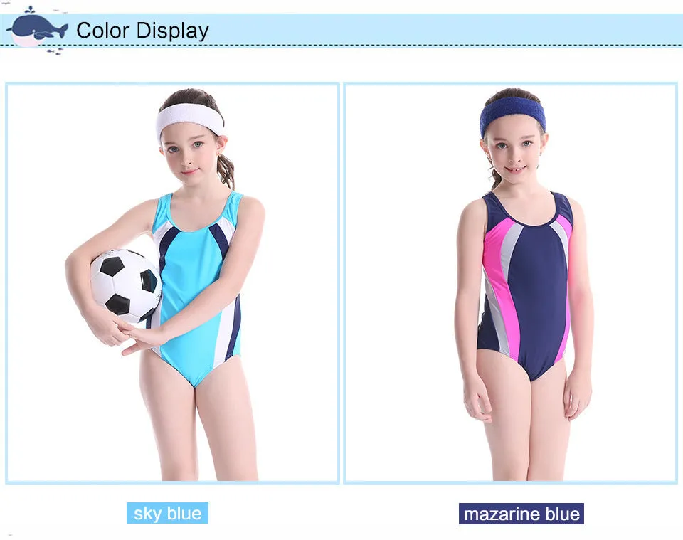 Swimsuit new children's competitive swimwear women's sportswear European swimwear girls swimwear