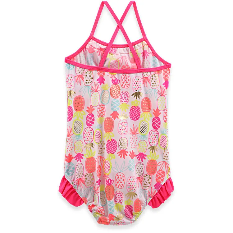 Swimsuit One-Piece Girls'  Spaghetti Straps One-Piece Swimwear