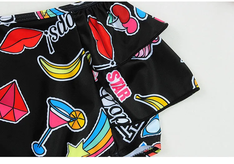 Swimsuit Parent-child split skirt for girls parent-child swimwear