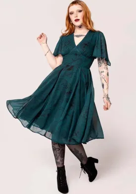 Venom [Dark Green] | MIDI DRESS