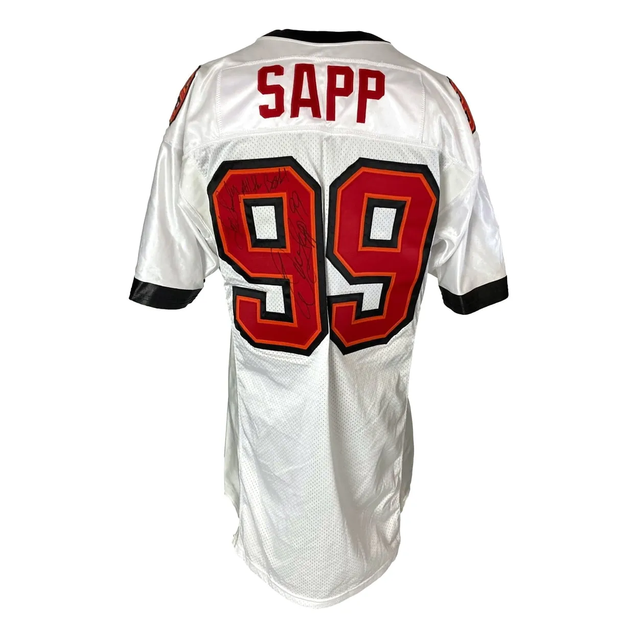 Warren Sapp Signed 2000 Tampa Bay Buccaneers Team Issued Adidas Jersey PSA