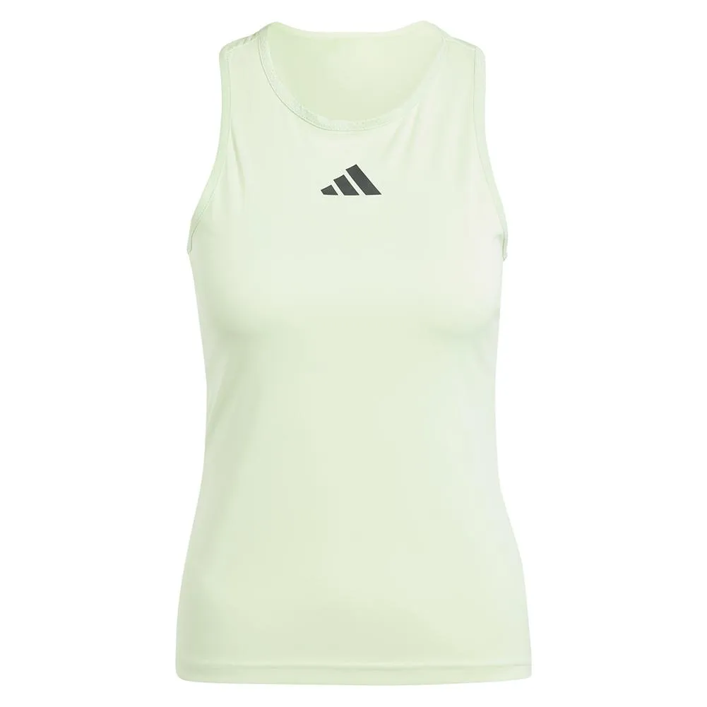 Women's Club Tennis Tank Semi Green Spark