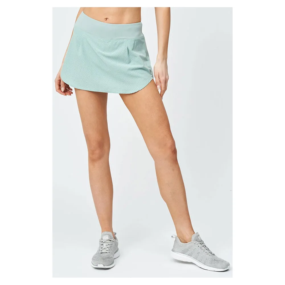 Women's Pindot Tashi Tennis Skort Zinc